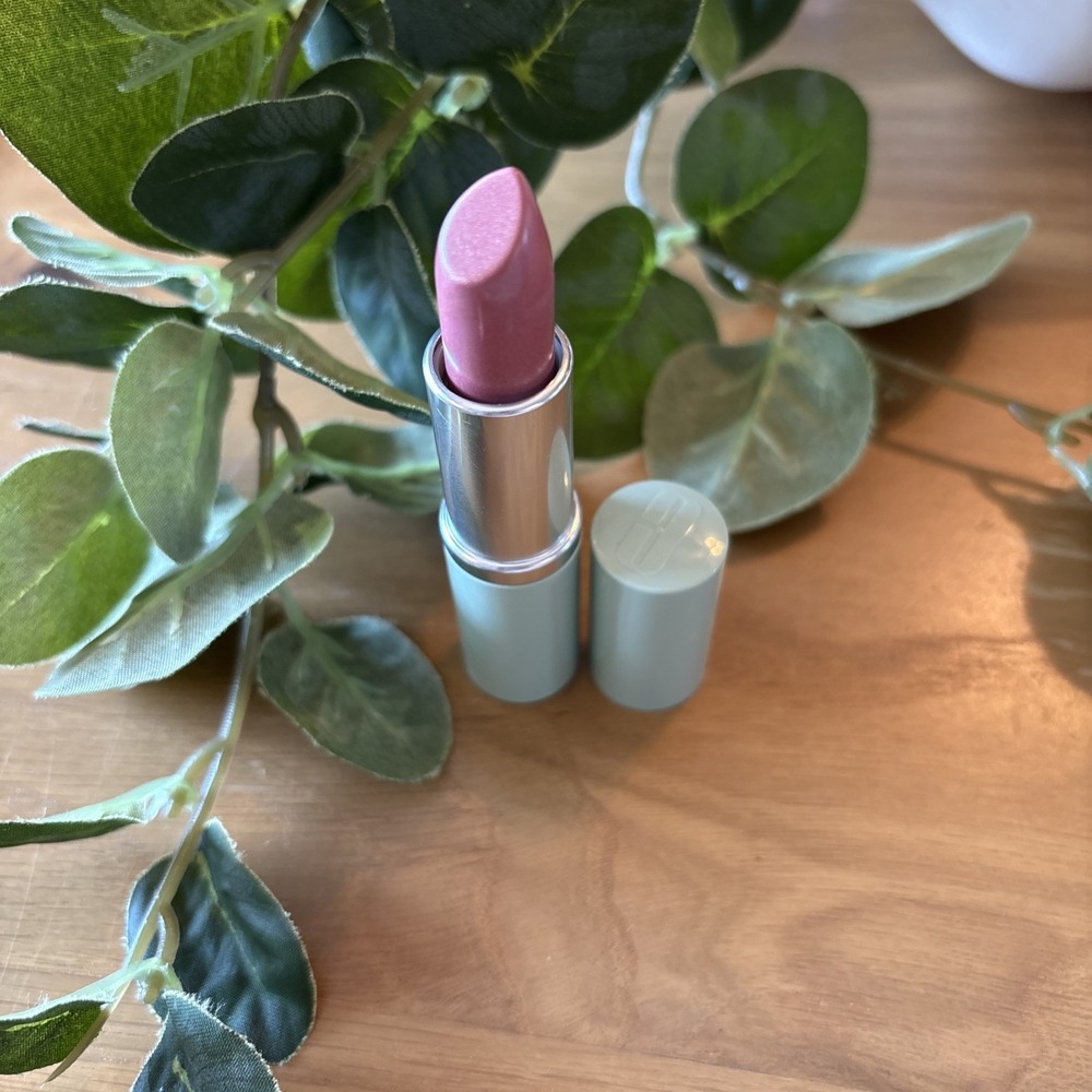 RARE CLINIQUE Colour Surge Lipstick GILDED PINK .14 oz 4 g green case